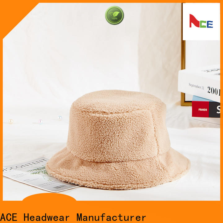 ACE custom trendy bucket hats free sample for woman
