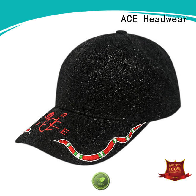 ACE durable leather baseball cap buy now for fashion