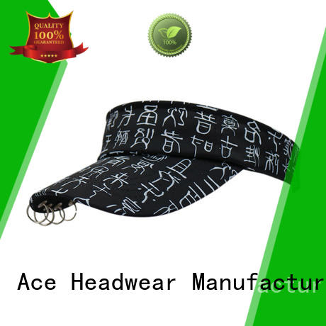 ACE rings sun visor cap get quote for fashion
