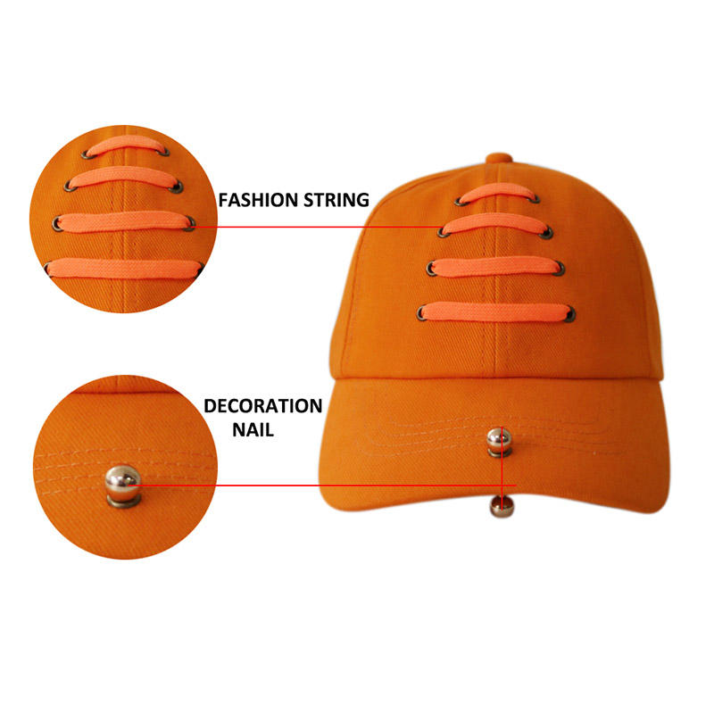 Breathable yellow baseball cap strap free sample for beauty-1