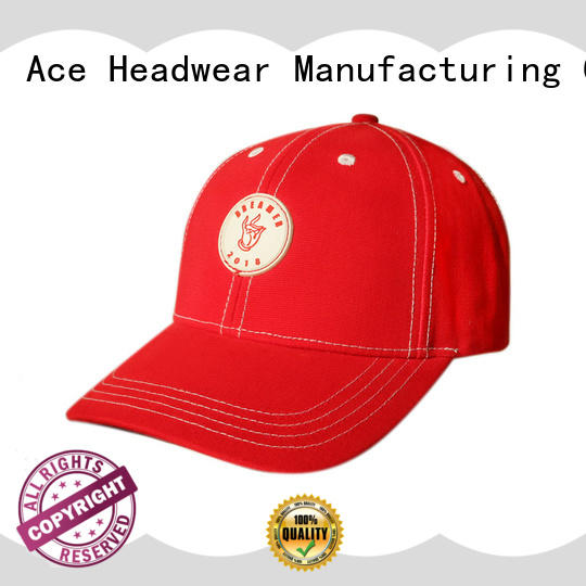 ACE at discount embroidered baseball caps supplier for baseball fans