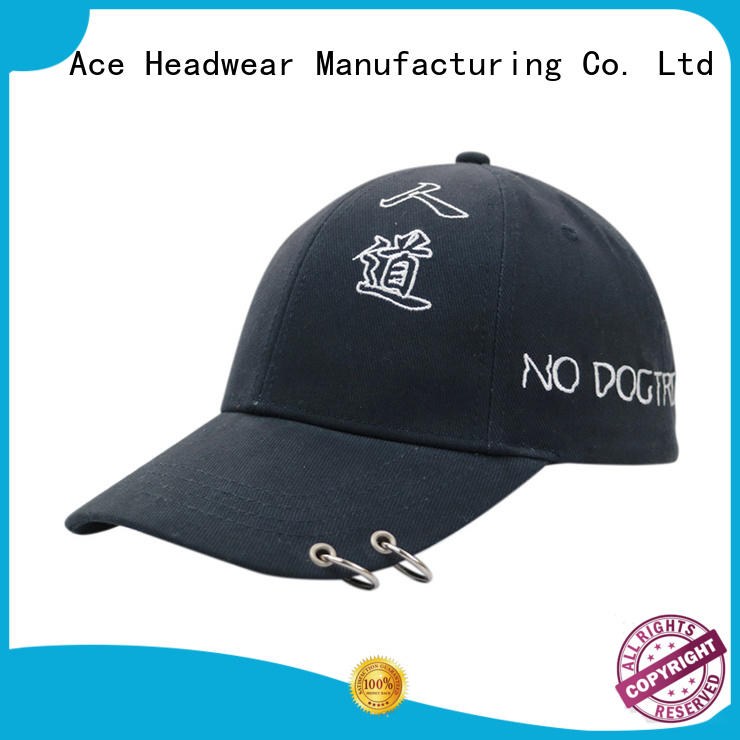 ACE flower embroidered baseball caps for wholesale for fashion