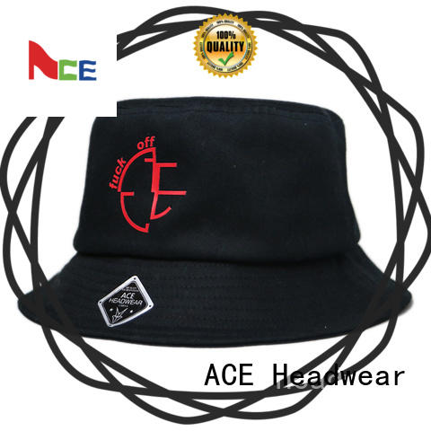 ACE cotton custom bucket hats customization for beauty