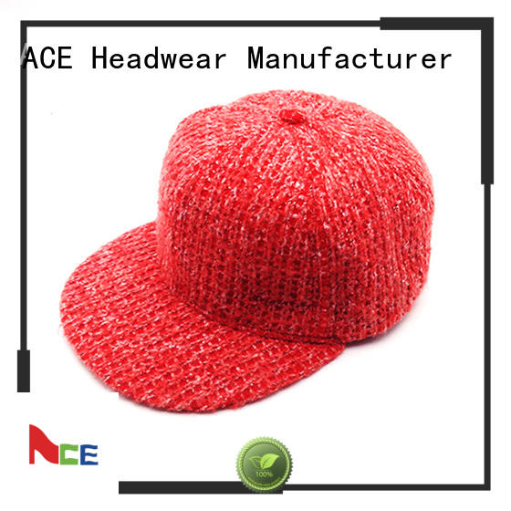 ACE durable white snapback cap supplier for fashion