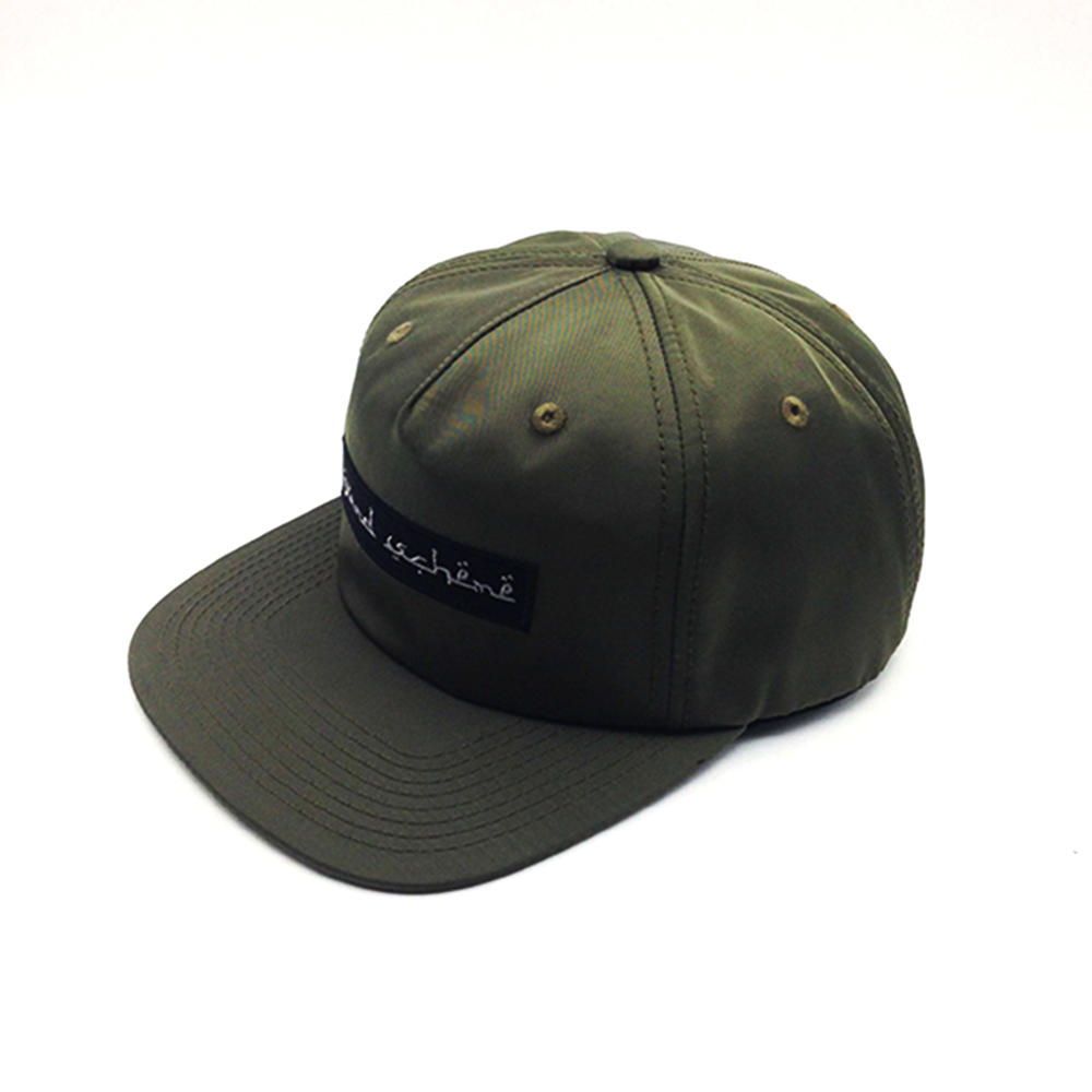 cool snapback hat dark green for man