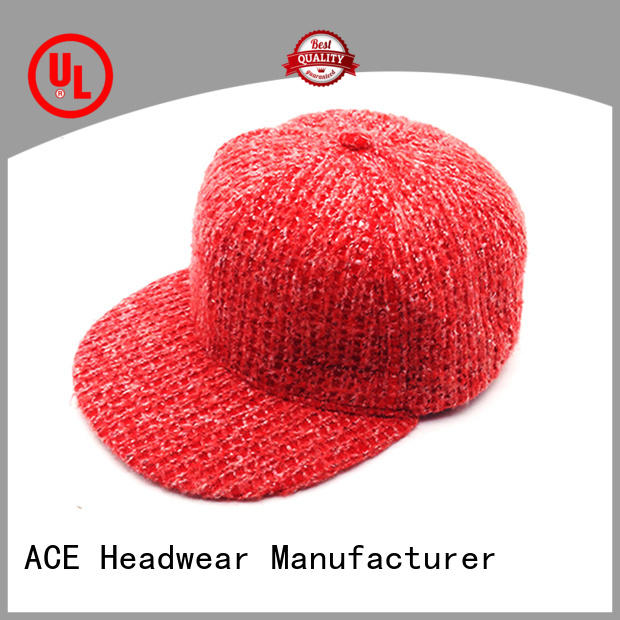 ACE pattern snapback caps for men supplier for beauty