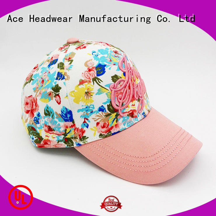 ACE pink sequin baseball cap supplier for beauty