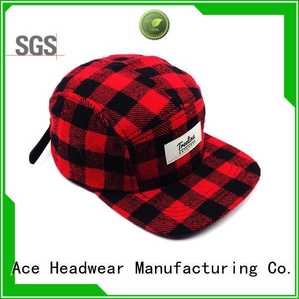 ACE Breathable blue snapback hat OEM for beauty