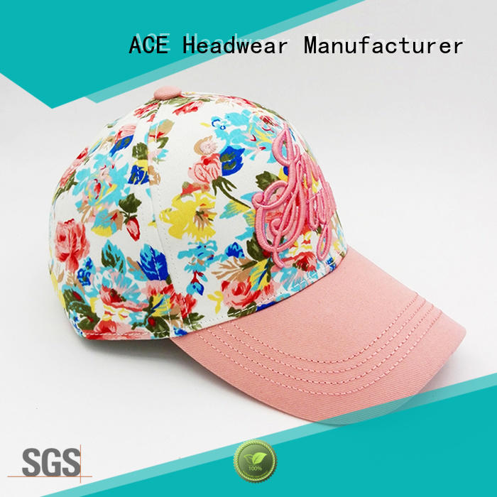 portable women's fashion baseball caps customization for beauty ACE