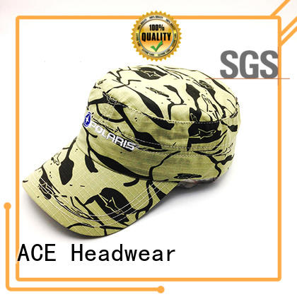 ACE Breathable types of military caps free sample for fashion
