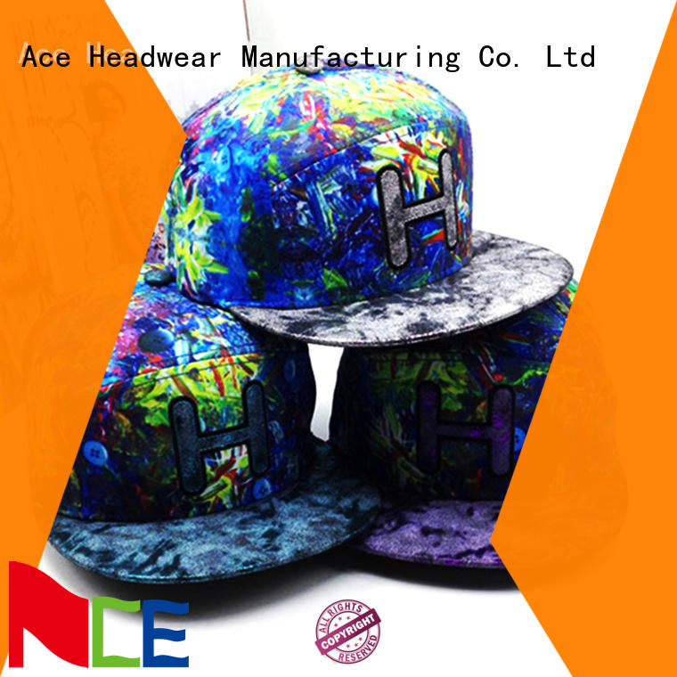 ACE hats custom snapbacks wholesale OEM for beauty