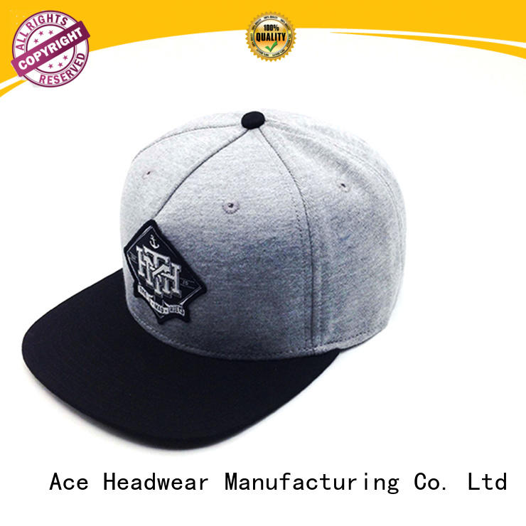 ACE Breathable mens snapback hats customization for beauty